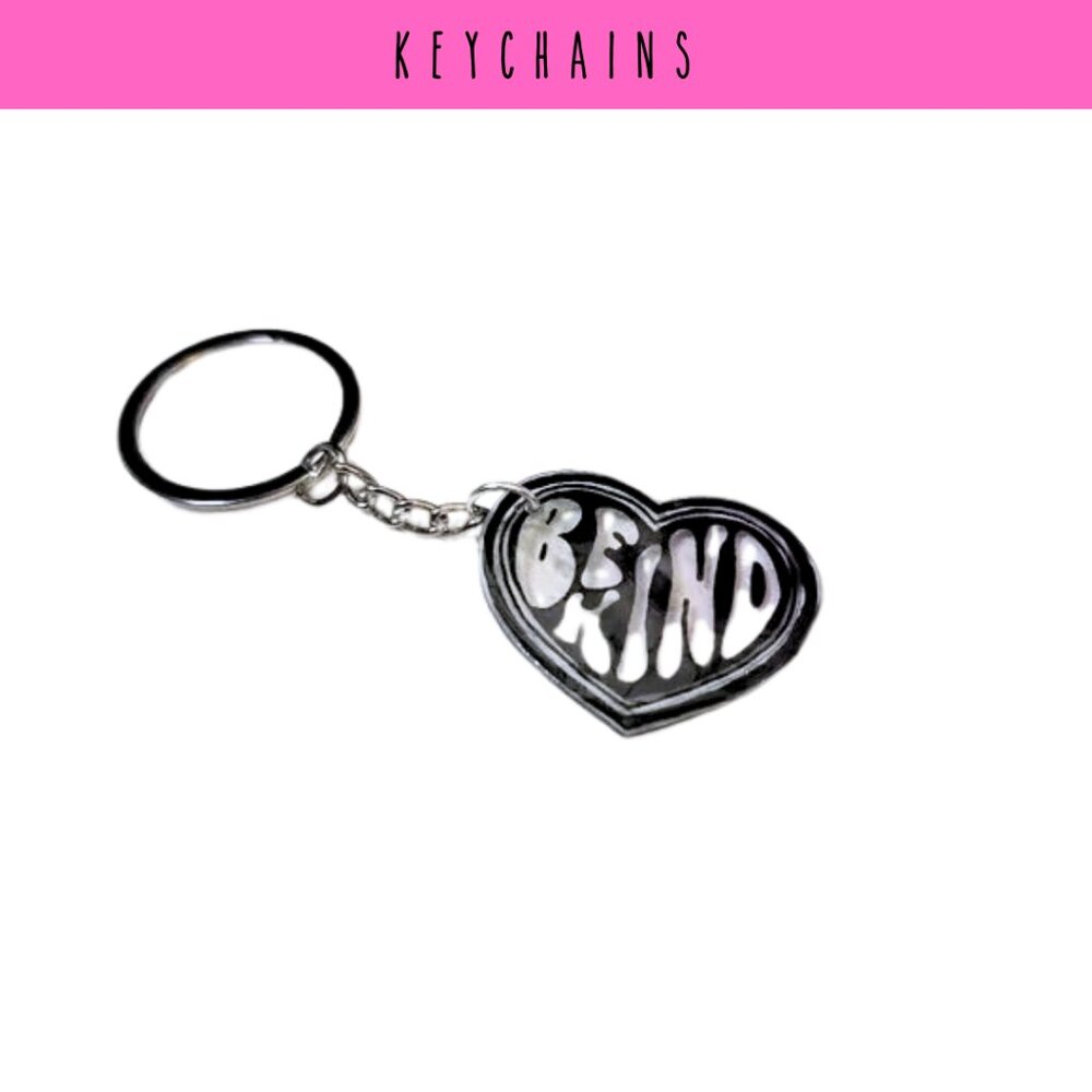 "Be Kind" Handmade Keychain - Picture 2 of 3